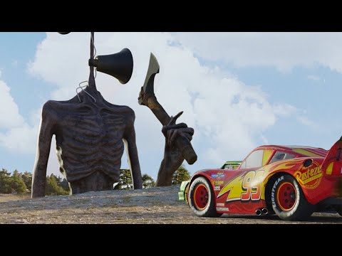 Lightning McQueen vs Siren head | Pixar cars