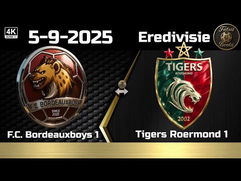 Eredivisie: FC Bordeauxboys 1  - Tigers Roermond 1     (5-9-2025)
