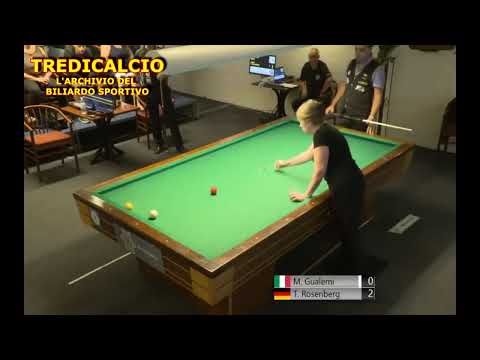 GUALEMI vs ROSENBERG SEMIFINALE Torneo Internazionale Biliardo IKAST 2018@TREDICALCIO