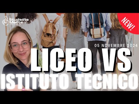 Qual è la differenza tra liceo e istituto tecnico?