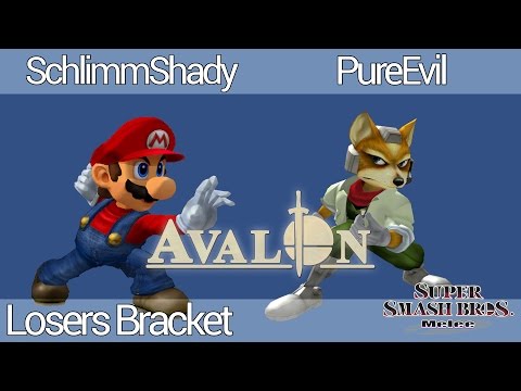 Avalon M-VII | SchlimmShady (Mario) vs PureEvil (Fox) | Losers Bracket