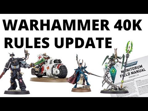 Big Warhammer 40K Rules Update - Necrons, Space Marines, Drukhari, Deathwatch and More