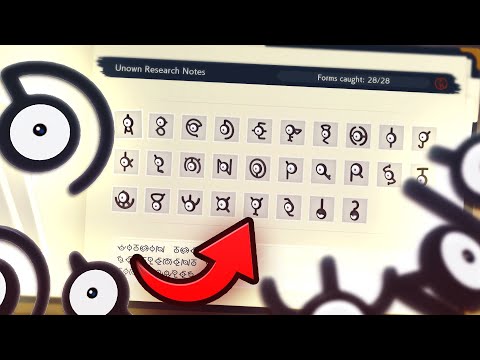 How To Get ALL 28 UNOWN GAMEPLAY in Pokemon Legends Arceus (All Unown Locations)