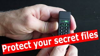 Hardware Encrypted USB Flash Drive, Set password and review