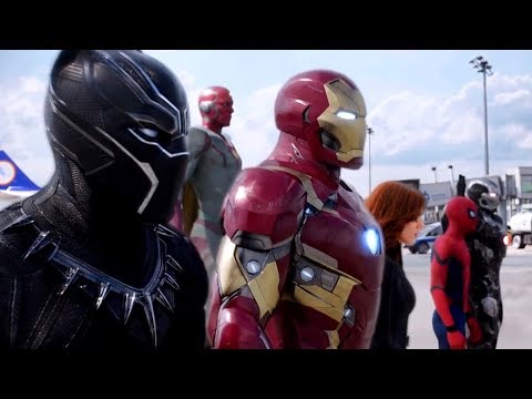 Team Captain America vs Team Iron Man Part 2 ¦ Captain America  Civil War 2016 IMAX 4K
