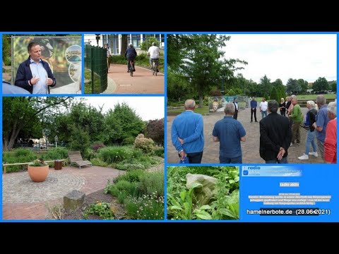 Radweg am Bürgergarten Hameln - Einweihung und Infos