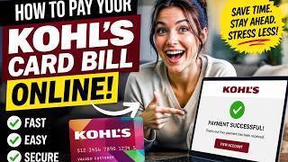 How to pay your Kohl's card bill online