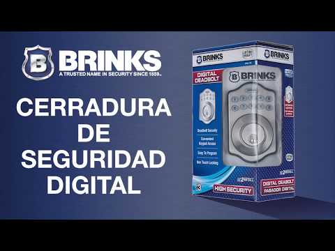 Brink's Blue Series Digital Deadbolt Installation - SPANISH VERSION