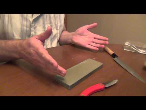Shapton Pro 220 : Japanese sharpening stone - a word about pressures, areas and steel types