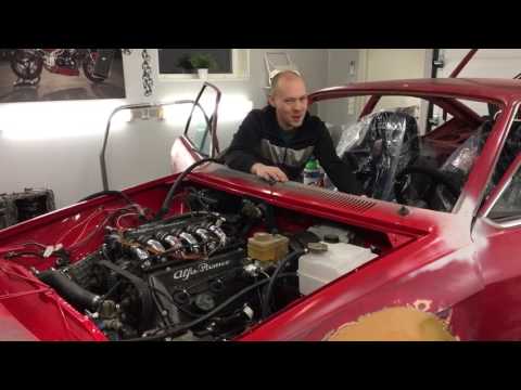 Alfetta GTV6 first engine startup