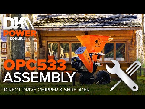 DK2 POWER | OPC533 3-Inch 6.5 HP Wood Chipper/Shredder (Lowe's Exclusive) | Assembly
