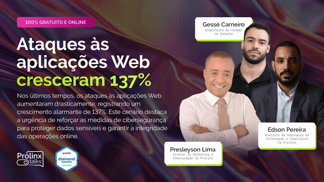 [ProlinxTalks] Ataques a aplicações Web cresceram 137%