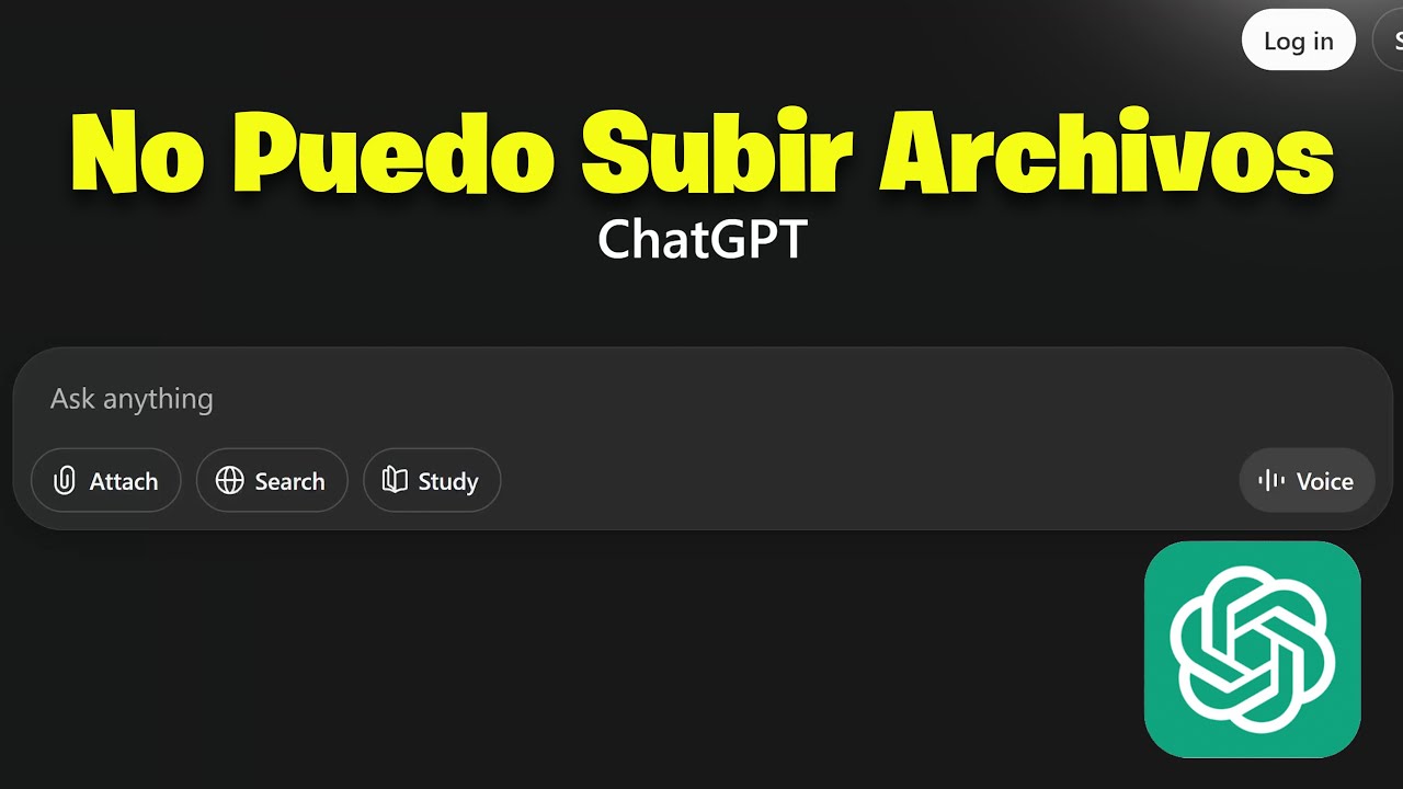 ChatGPT No Puedo Subir Archivos - Solucion