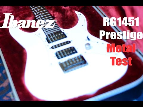 Ibanez RG1451 Prestige Metal Test
