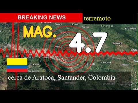 😱🚨 Terremoto cerca de Aratoca, Santander, Colombia actualizaciones en vivo hoy: un temblor de magnit