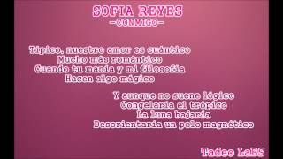 Conmigo - Sofía Reyes (Lyric Video)