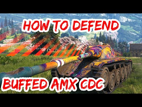 World Of Tanks ⚔️ Buffed AMX CDC | How To Defend