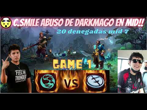🤫 🤫  C.SMILE SI ABUSO DE DARK MAGO EN MID - GAMEPLAY DPC SUDAMERICA