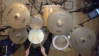 Video thumbnail for (tarnished) Zildjian ZHT Cymbal Set 14" Rock Hi Hat 16" Medium Thin 18" Fast Crash; 20" Medium Ride. by SIC MIC