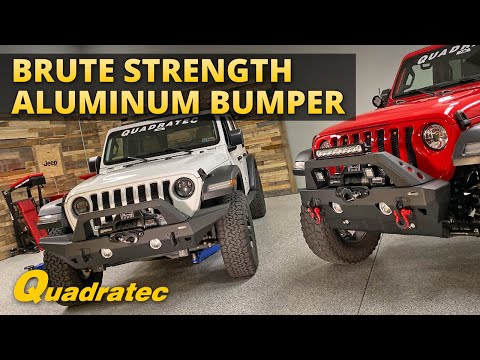 Quadratec Brute Strength Front Bumper for Jeep Wranger JL and Jeep Gladiator JT
