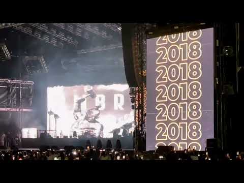 Toxic Crow y  la Insuperable  en el concierto de el Alfa El Jefe a casa llena