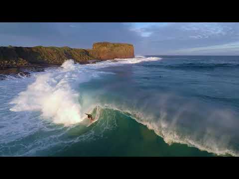 Fun waves captured by drone at Bombo