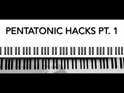 Pentatonic Hacks Pt. 1 (Basics, Major 2-5-1s) - Jazz Piano