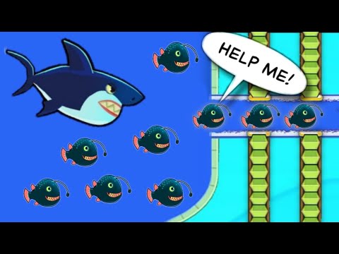 New save the fish game / New updated save  fish pull the pin mobile game / level 11565 - 11583