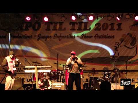 Eje-Z ft. PiojoE (KímikaOkultaCrew) - Sangre de Guerrillero en vivo Expo Til-Til 2011