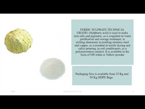 Ferric Sulphate Technical Grade