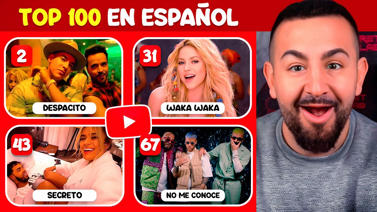PAPI GAVI REACCIONA A "LAS 100 CANCIONES MÁS ESCUCHADAS de YOUTUBE en ESPAÑOL"