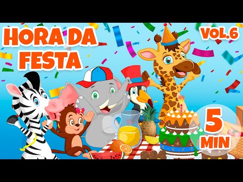 Hora da Festa da Giramille Vol. 6 - Giramille 5 min | Desenho Animado Musical
