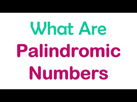 What are Palindromic Numbers