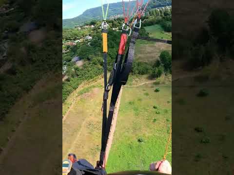 Downwind Fast Landing😱 Another CRASH?! #gopro #shorts #paragliding