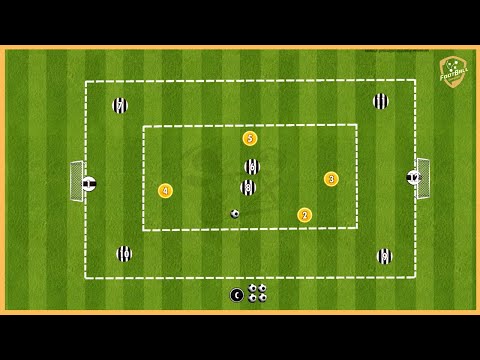 Juventus Turin - Transition Game 4x2 to 6x4 With Finishing On Two Golas