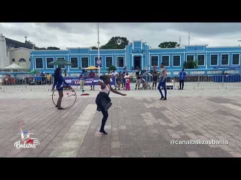 Balizas da Corporação Fanmuf - No Concurso de Bandas e Fanfarras em Mata de São João 2024