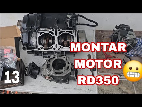 13 😬 MONTAR PISTONES, CILINDROS, CULATA YAMAHA RD 350 😤 siempre pasa algo
