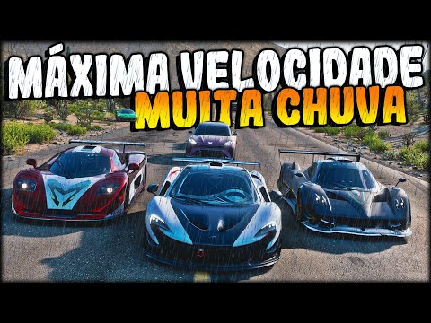 VELOCIDADE MÁXIMA COM HIPERCARROS - FORZA HORIZON 5 ONLINE
