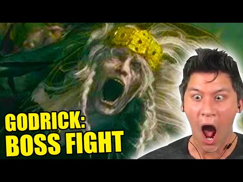 GODRICK BOSS FIGHT - The Grafted First Playthrough (Elden Ring)