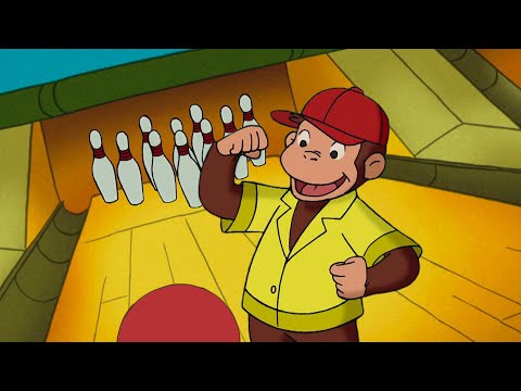 The Bowling Championship! 🎳 | Curious George Compilation | Adventure & Play