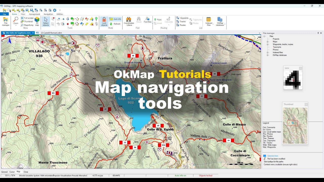 Tutorial de OkMap – Navegar y Orientarse en el Mapa