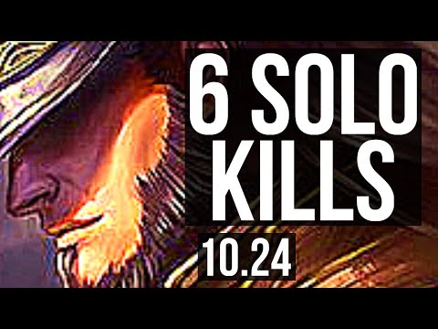 TWISTED FATE vs SERAPHINE (MID) | 6 solo kills, 700+ games | EUW Grandmaster | v10.24