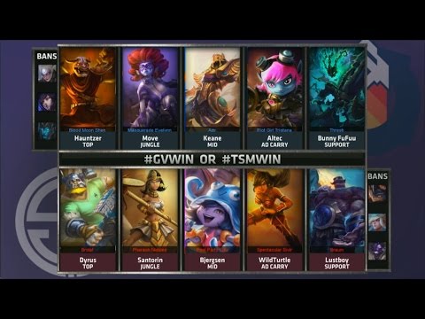 GV vs TSM Game 1 Highlights - GRAVITY vs TEAM SOLOMID - QUARTERFINAL NA LCS SUMMER 2015