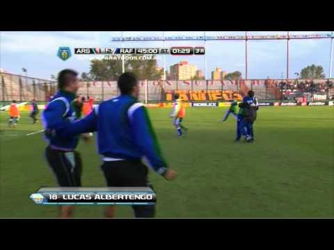 Gol Albertengo. Arsenal 1 Rafaela 2. Final 2014. Fútbol Para Todos.