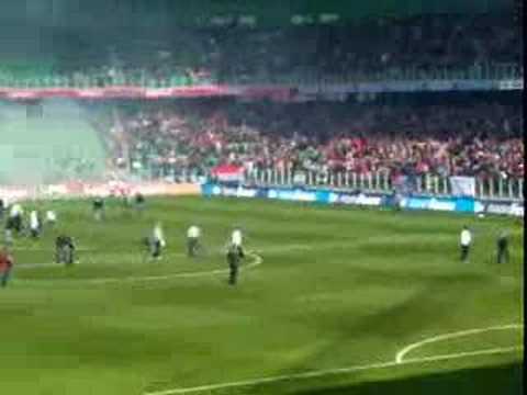 FC Groningen - Ajax brand Euroborg