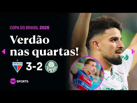 GOLAÇOS, GOL CONTRA E CLASSIFICAÇÃO DO PALMEIRAS APESAR DA DERROTA | FORTALEZA 3X2 PALMEIRAS