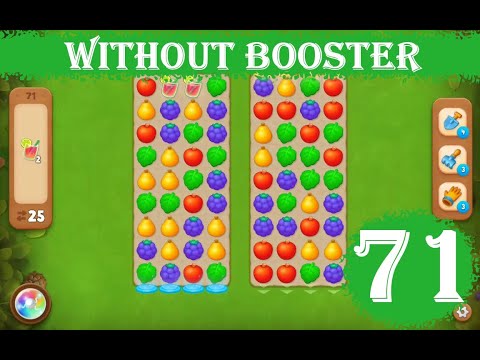 Gardenscapes Level 71 - [25 moves] [2023] [HD] solution of Level 71 Gardenscapes [No Boosters]