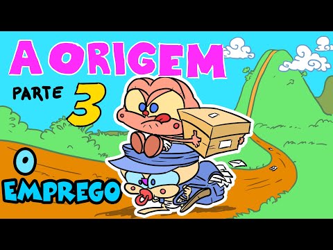 Mongo e Drongo em: A Origem Parte 3 - Como Mongo e Drongo conseguiram emprego - desenho animado