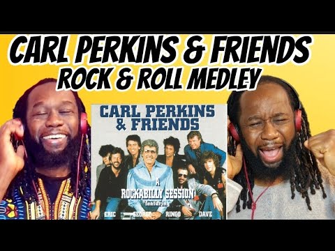CARL PERKINS AND FRIENDS Ft GEORGE HARRISON,RINGO STARR,ERIC CLAPTON - Rock and Roll Medley