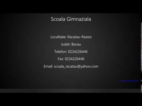 Scoala Gimnaziala Racatau-Razesi